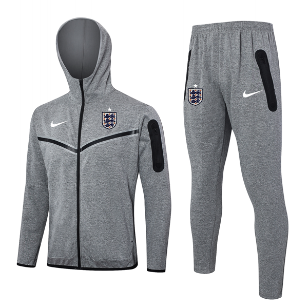 Chandal Con Capucha Inglaterra 2024-25 Gris 3